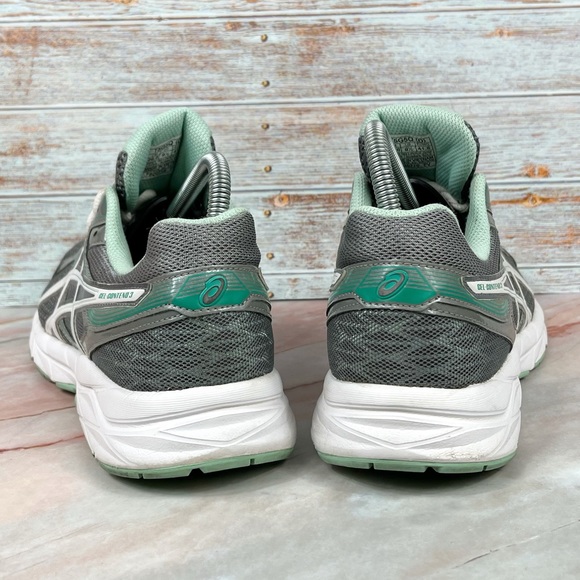 ASICS Gel-Contend 3 Women’s Running Shoe in Grey/Teal/White - Picture 5 of 10